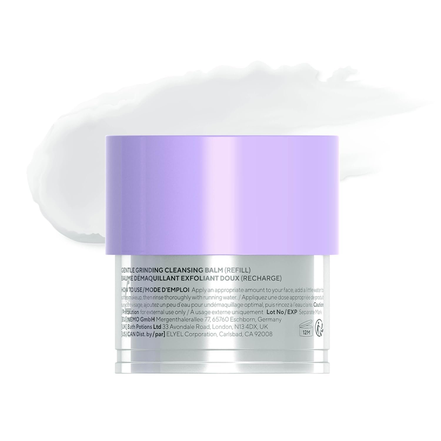 caraseoul Cleansing Balm Refill, Korean Makeup Remover in Eco-Friendly Refill Container (50ml / 1.69 fl.oz)