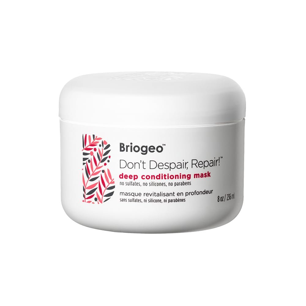 Briogeo Don’t Despair, Repair! Deep Conditioning Mask | Protein + Moisture Balance Conditioner for Dry, Damaged, Color-Treated Strands | Vegan & Cruelty-Free
