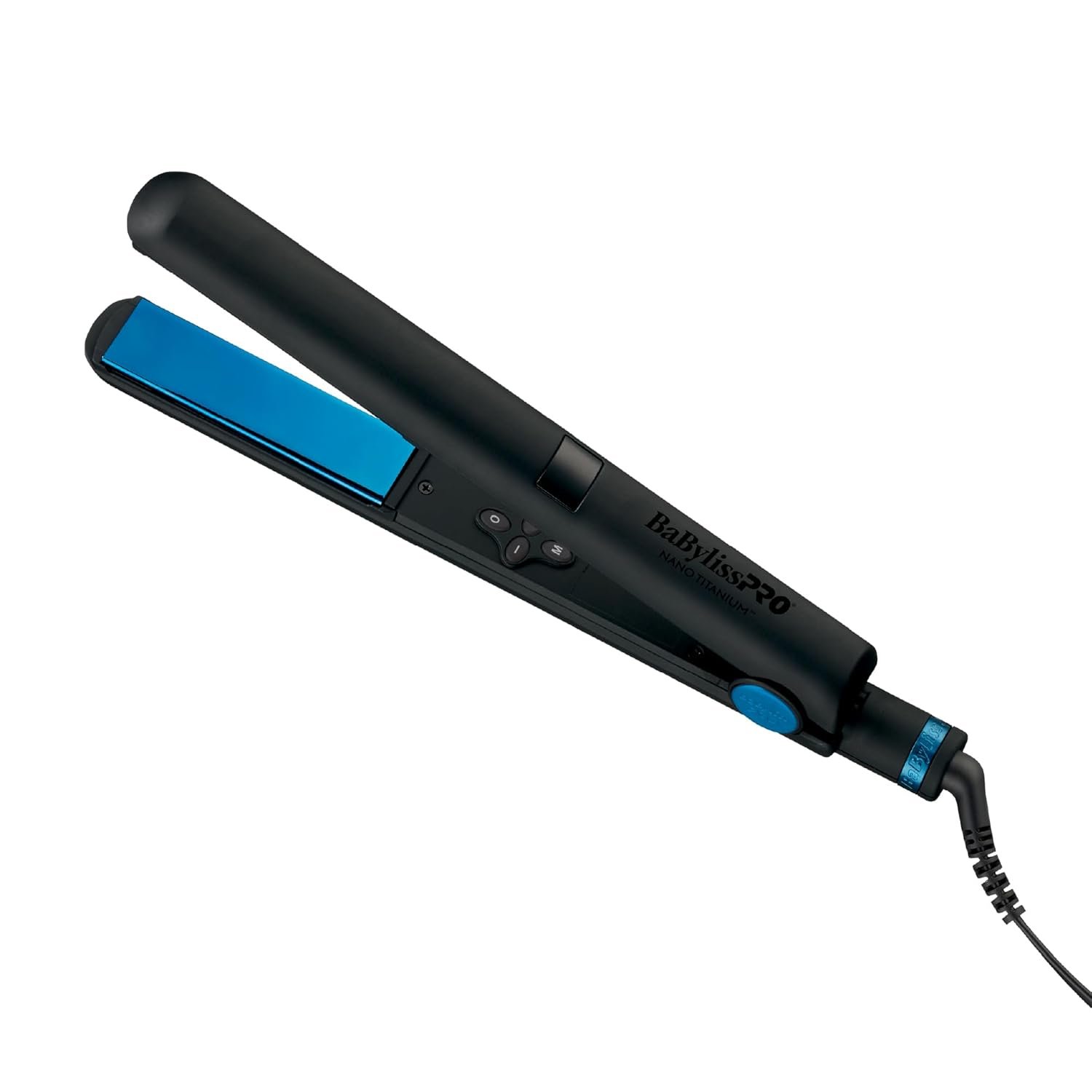 BaBylissPRO Nano Titanium Flat Iron Hair Straightener, Digital Flat Iron for Pro Salon Results, Styling Tool for All Hair Types