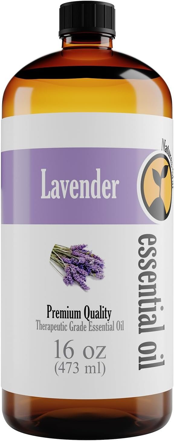 Natures-Star Lavender Essential Oil, 16 Ounce, Therapeutic Grade for Aromatherapy, Candle & Soap Making, Diffusers & Home, Lavender Oil