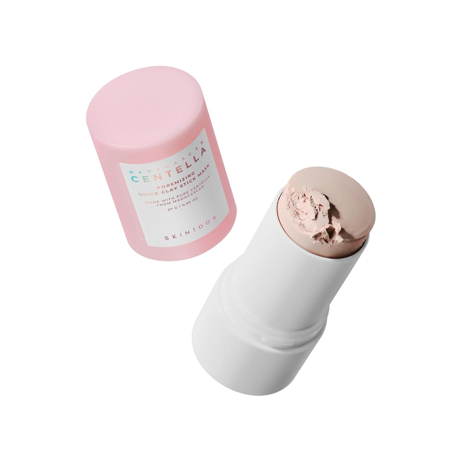 [Hudson’s Pick] SKIN1004 Poremizing Quick Clay Stick Mask, Facial Clay Mask for Pores, Centella Clay Stick for Pore Minimizing, Pink Pore Mud Mask for Sebum Control, Korean Skin Care, 0.95 oz / 27g