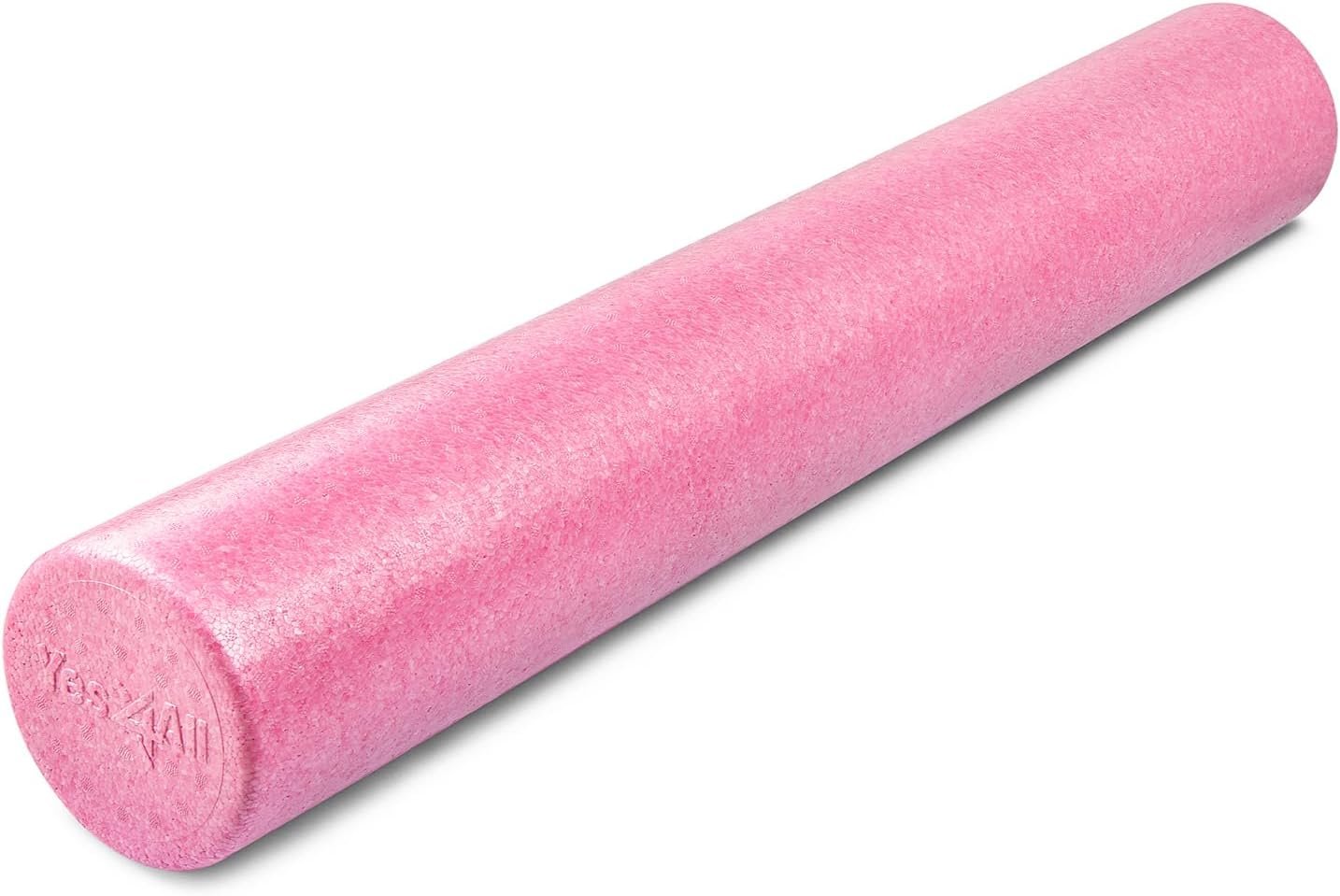 Yes4All High-Density EPP Round Back Roller Foam, Exercise Foam Roller for Yoga, Pilates & Stretching – 12, 18, 24, 36 inch