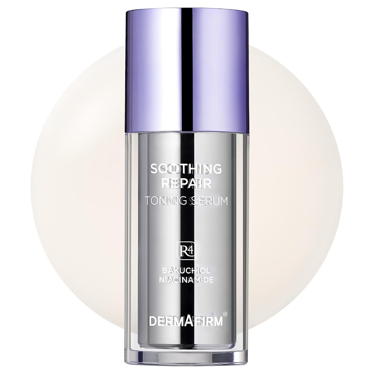 DERMAFIRM Bakuchiol Retinol Serum for Glass Skin with Niacinamide & Peptides | Daily Korean Skin Care for Sensitive Skin | Soothing Repair Toning Serum R4 for Glass Skin