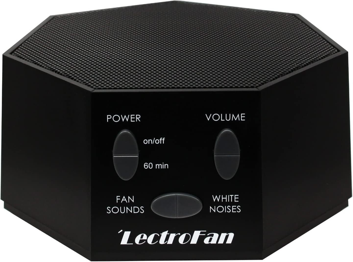Adaptive Sound Technologies LectroFan Classic – Soothing Sound Machine for Sleep – Built-in Sleep Timer – Compact Design – Non-Looping Sounds – Speech Privacy – Black