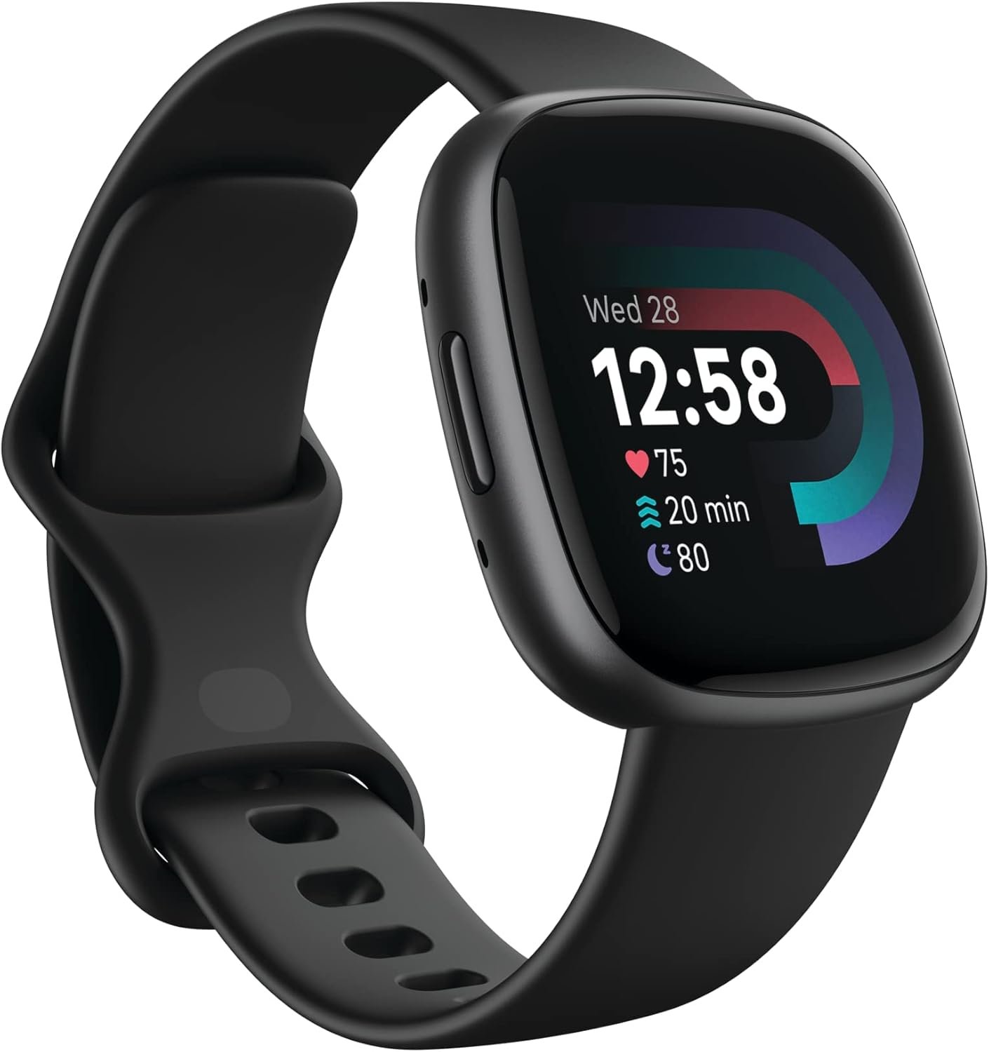 Fitbit Versa 4 Fitness Smartwatch with Daily Readiness – 3-Month Google Health Premium Membership Included – GPS, 24/7 Heart Rate, 40+ Exercise Modes, Sleep Tracking – Black/Graphite