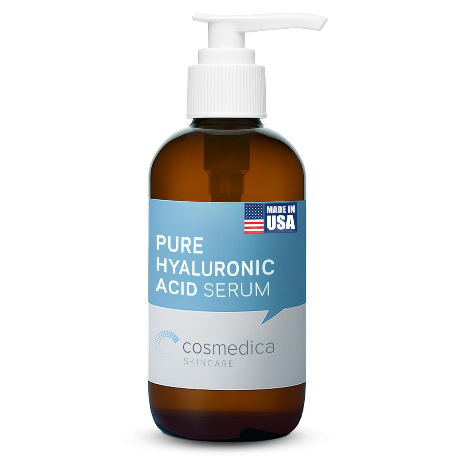 Hyaluronic Acid Serum for Skin 100% Pure-Anti-Aging Serum – Intense Hydration + Moisture, Non-greasy, Paraben-free Hyaluronic Acid for Your Face 8 oz