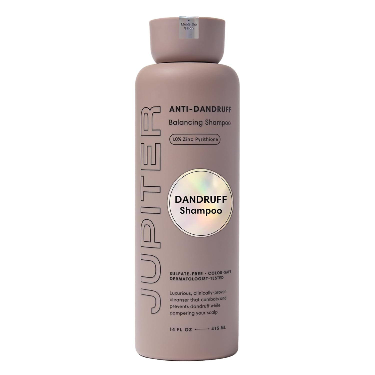 Jupiter Anti Dandruff Shampoo – Shampoo for Men & Women for Flaky, Itchy, Oily, & Dry Scalp – Nourishes Scalp and Reduces Breakage & Flakes – Color-Safe, Sulfate-Free, Paraben-Free
