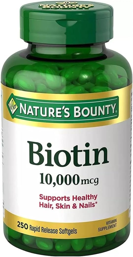 Nature’s Bounty Biotin 10,000 mcg, 250 Rapid Release Softgels