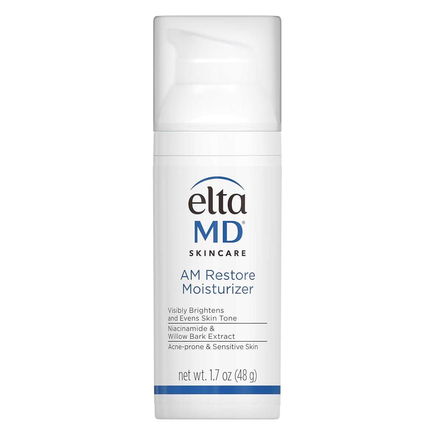 EltaMD AM Restore Face Moisturizer for Women and Men, Light Moisturizer Face Cream, Made with Niacinamide and Hyaluronic Acid