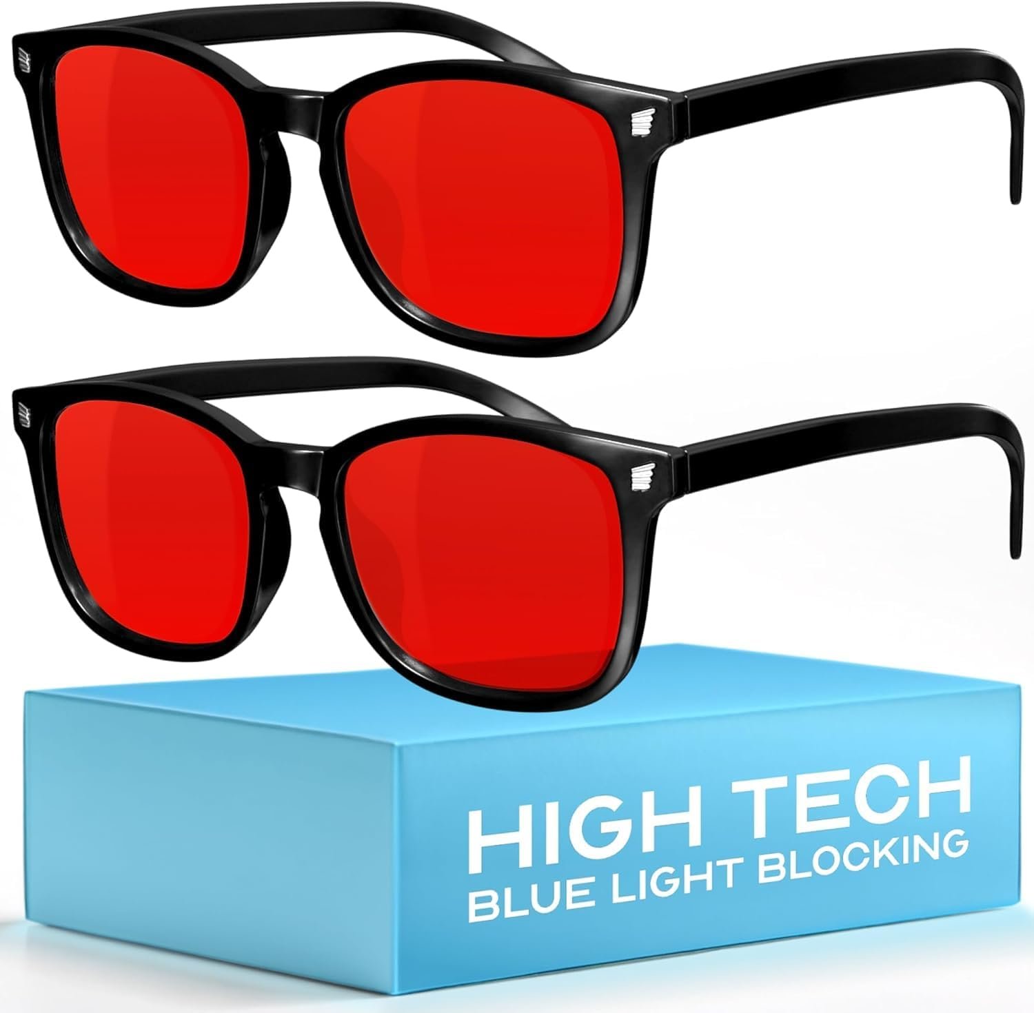livho High Tech Blue Light Glasses – Advanced Blue Light Blocking Computer Glasses – Screen Fatigue & UV Protection