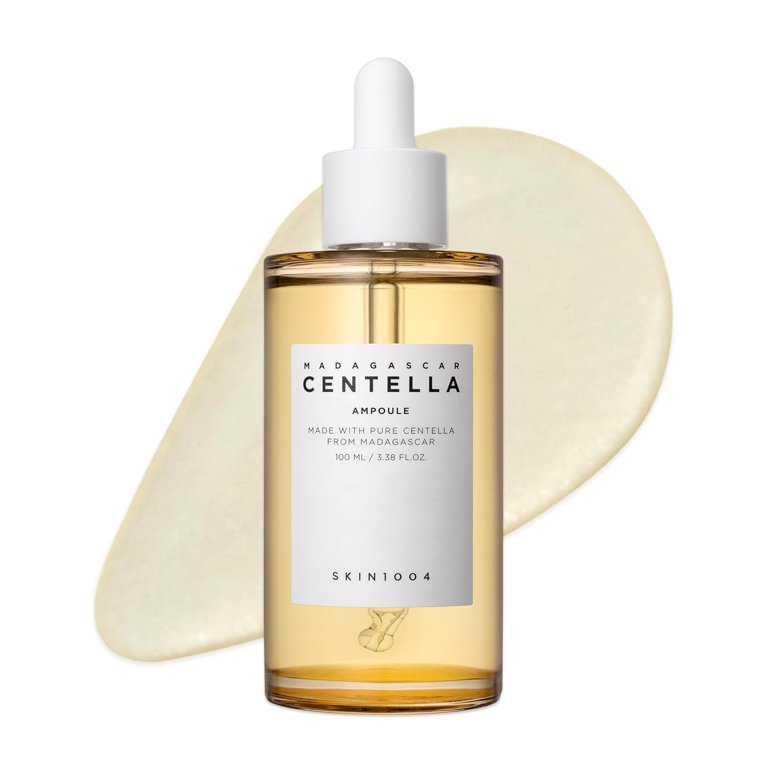 [Hudson’s Pick] SKIN1004 Madagascar Centella Ampoule, Korean Face Serum with Centella Asiatica for Hydrating & Moisturizing, Soothing Facial Serum for Skin Balance, Korean Skin Care, 3.38 fl.oz, 100ml