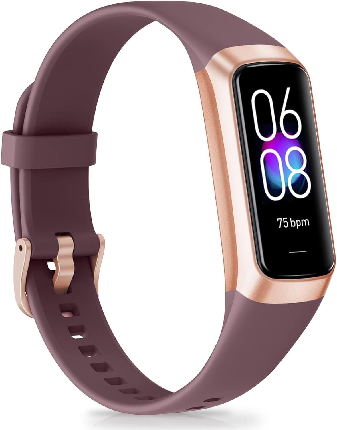 Fitness Tracker with 24/7 Heart Rate, Health Tracker with Calories Sleep Monitor, 1.10”AMOLED Touch Color Screen, Step Counter Activity Pedometer Smart Watch for Women Men