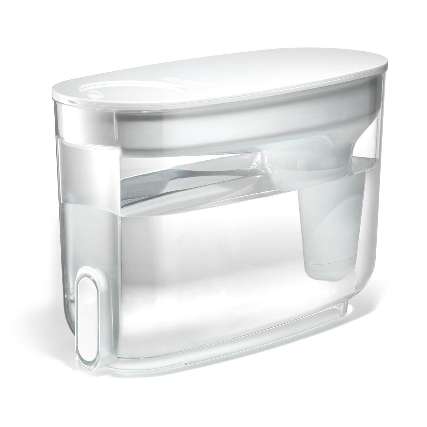LifeStraw Home — Water Filter Dispenser, 18-Cup, White