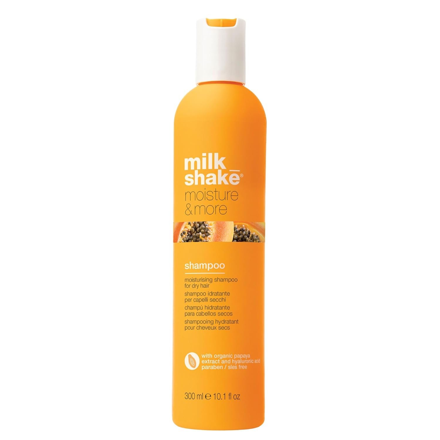 Milk_shake Moisture & More Shampoo – Moisturizing Shampoo for Dry, Dull Hair | Restores Moisture and Shine | 10.1 Fl Oz/Tropical Scent