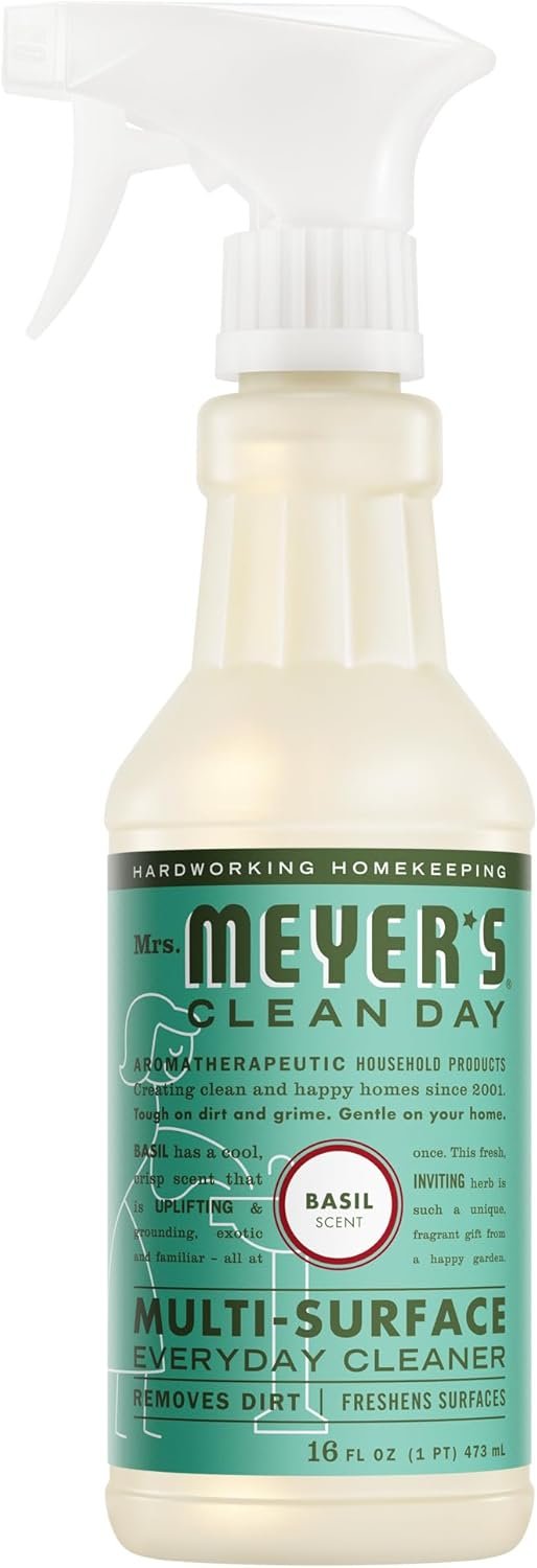 MRS. MEYER’S CLEAN DAY All-Purpose Cleaner Spray, Basil, 16 fl. oz