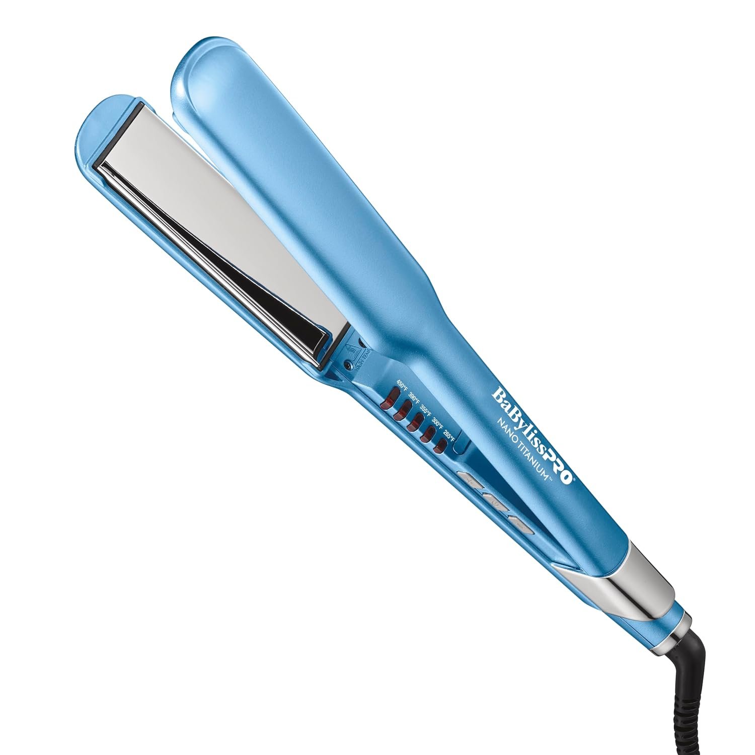 BabylissPRO Nano Titanium Ultra-Sleek Hair Straightener, Flat Iron for All Hair Types