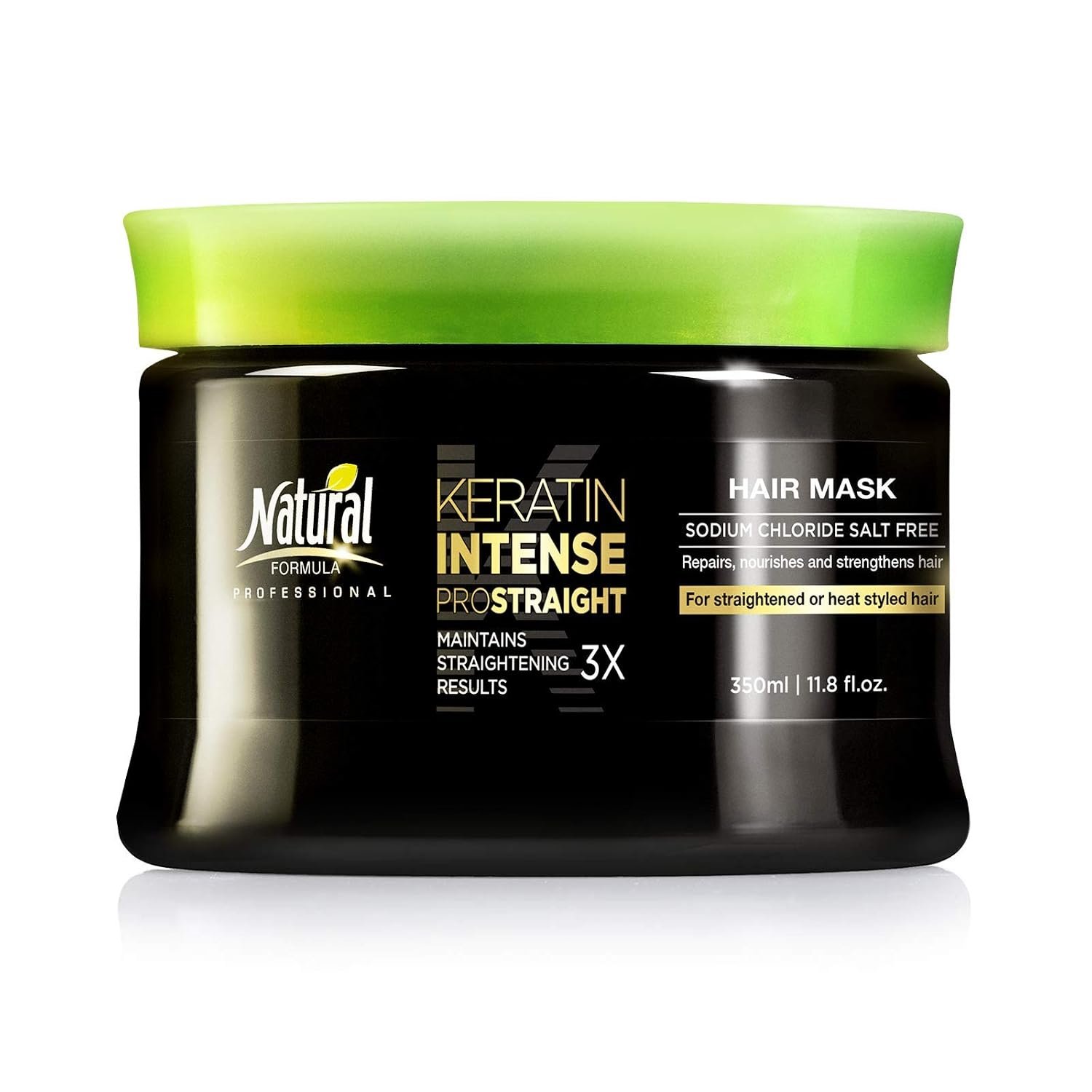 Natural Formula Keratin Hair Mask – Intense Repair, Hair Mask for Frizzy Hair – 350ml