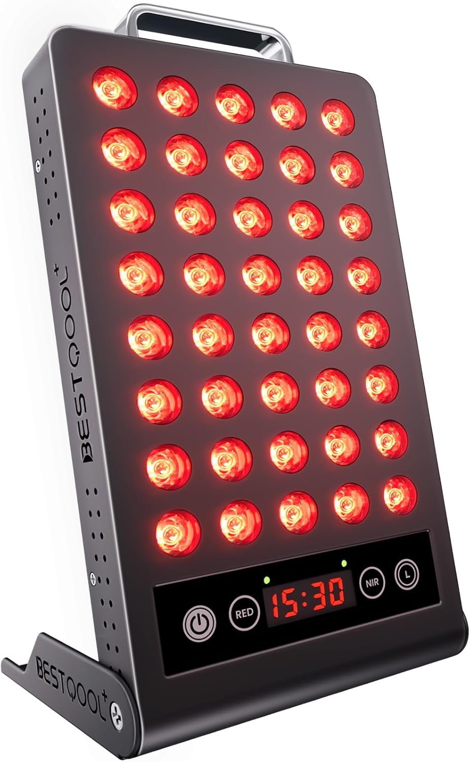 BestQool Red Light Therapy, Dual Chip 660nm 850nm Elite Grade Red Light Therapy for Face, Portable Infrared Light Therapy for Body, Red Infrared Light Device, LED Light Therapy Panel. 50W.