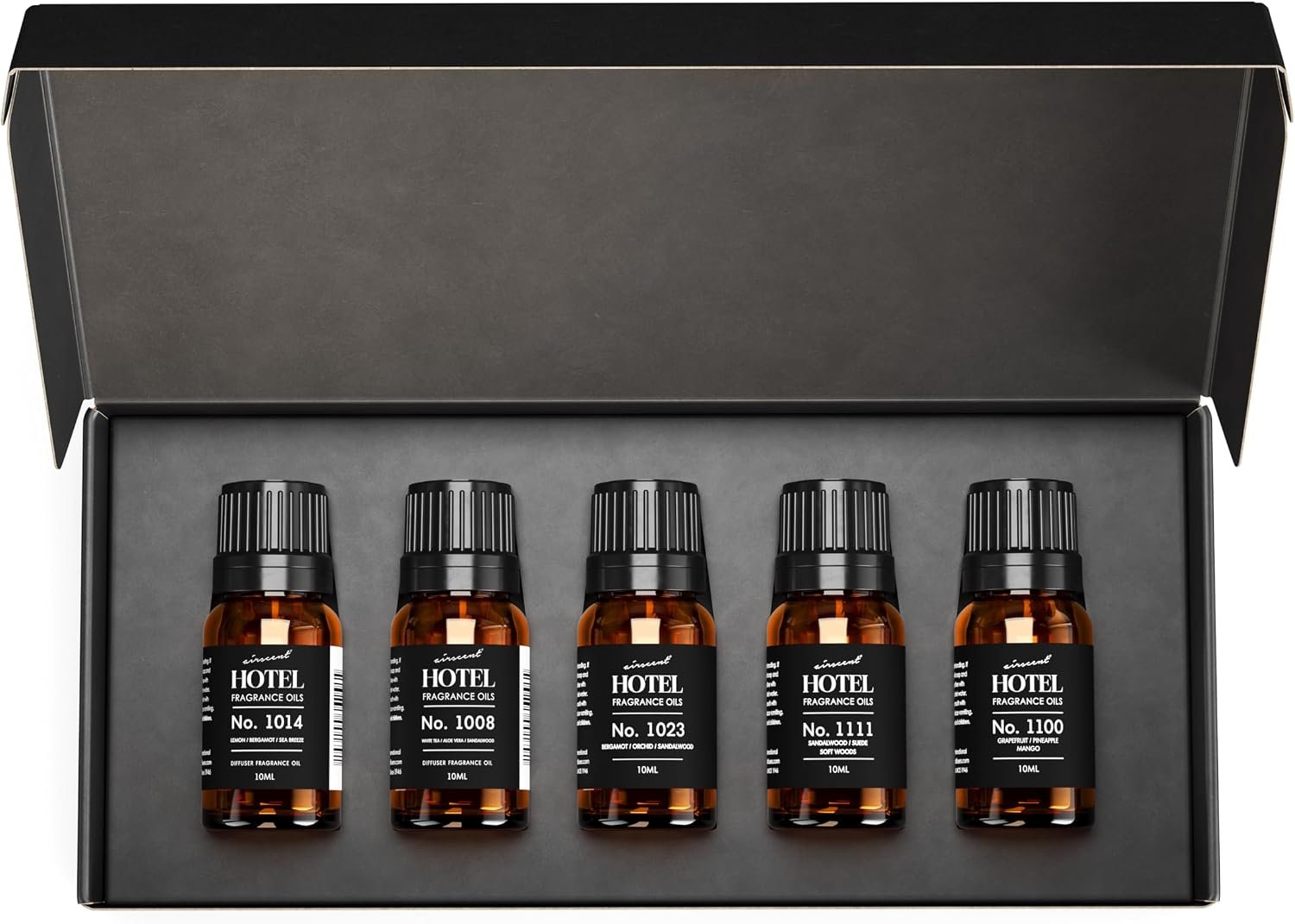 AirScent Hotel Diffuser Oil Gift Set – Buyers’ Best Picks – 10 mL, 0.34 fl oz Hotel Fragrance Oil Gift Set – Inspired by the Baccarat NYC, My Way and Capri Brezza and Other Hotel Scent Samples