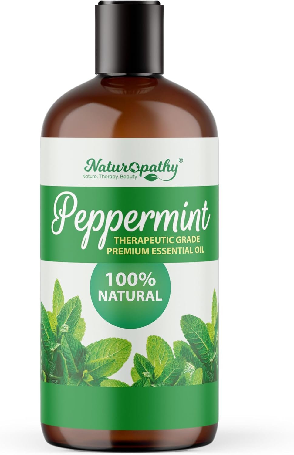 Naturopathy Peppermint Essential Oil, Therapeutic Grade, Premium Quality Perfect for Aromatherapy (16oz, Peppermint)