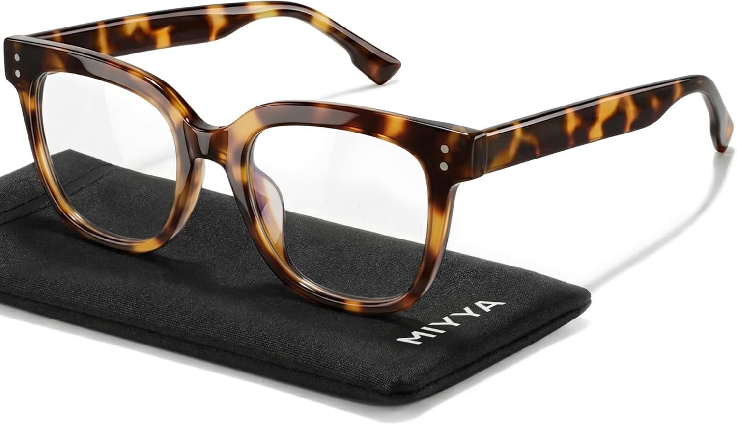 miyya Blue Light Glasses for Women – Oversized UV & Blue Light Blocker Chunky Frames, Stylish Eyewear Access