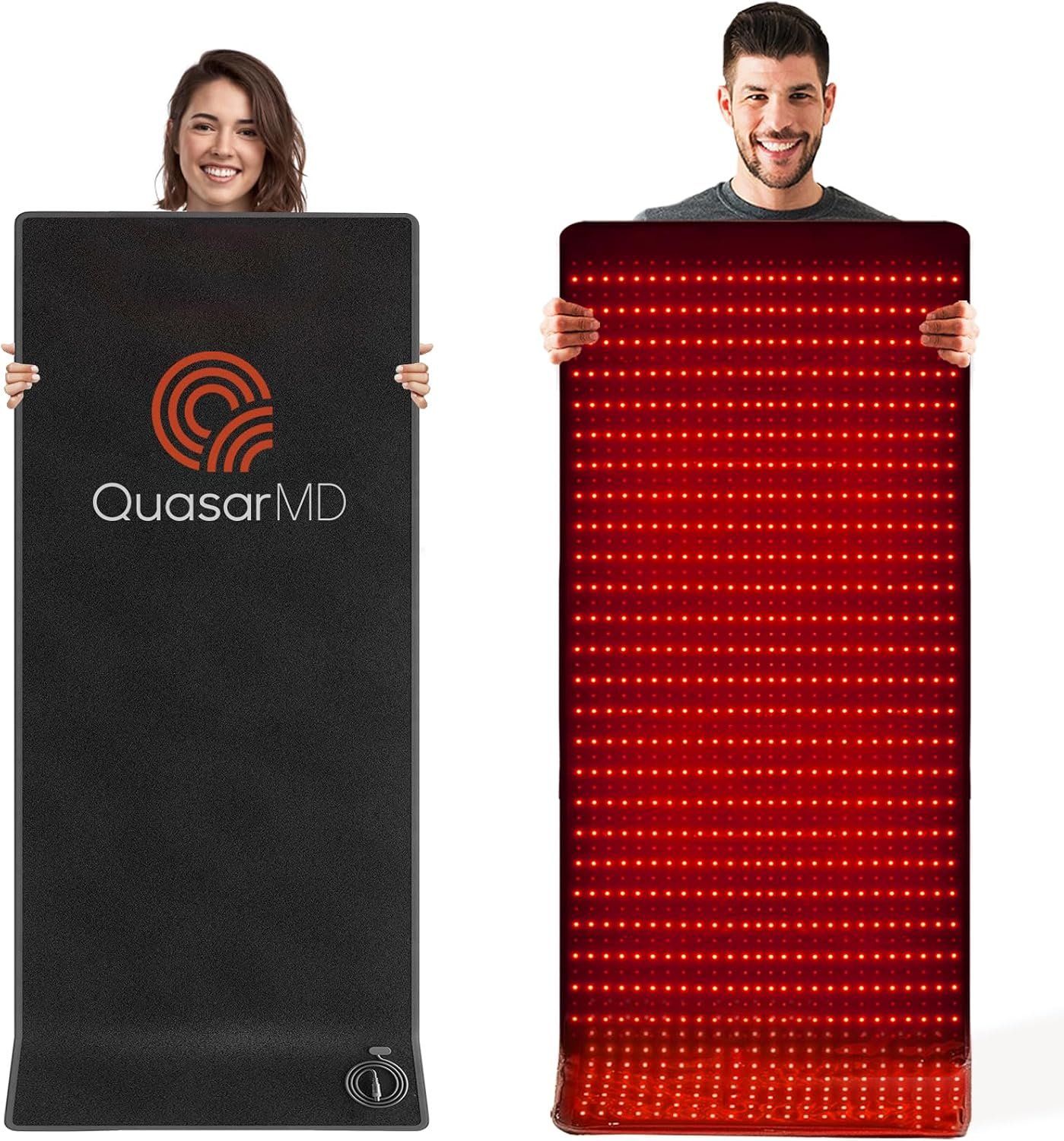 QuasarMD Medical-Grade Full Body Red Light Therapy Mat, 1440 Pcs Professional 5050 LED More Effective 660nm & 850nm Red Infrared Light Blanket for Promote Pain Relief, Enhance Recovery, Energy Boost