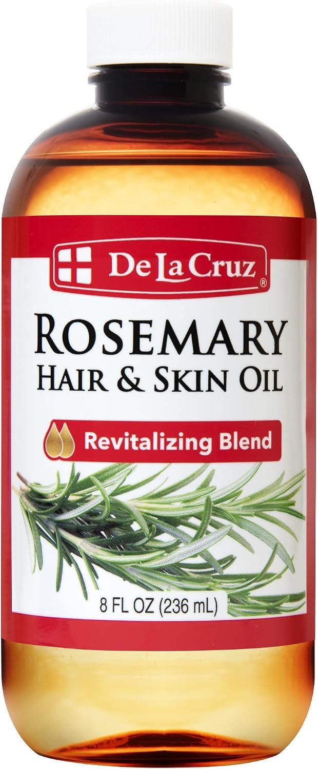 Rosemary Oil Blend Moisturizer with Castor, Avocado and Olive Oil – Topical Use Only 8 FL. OZ. (236 mL)