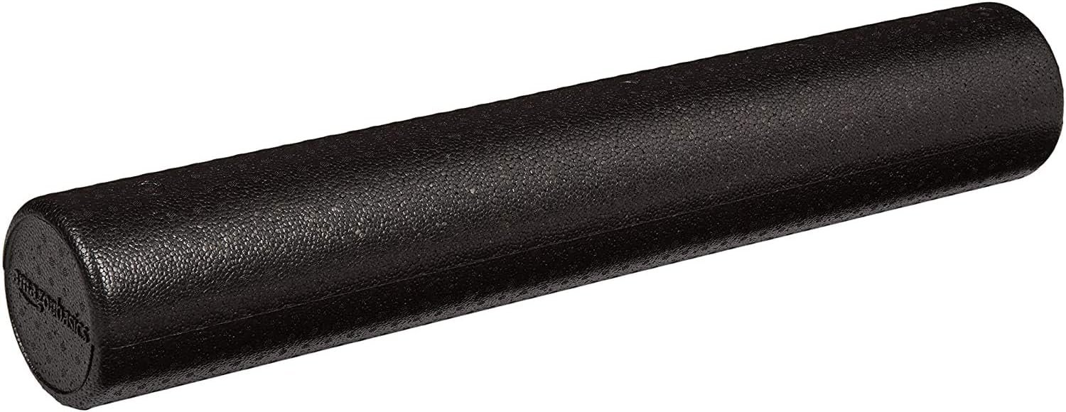 Amazon Basics High-Density Foam Roller for Exercise, Stretching and Muscle Recovery, 36 Inches, Black