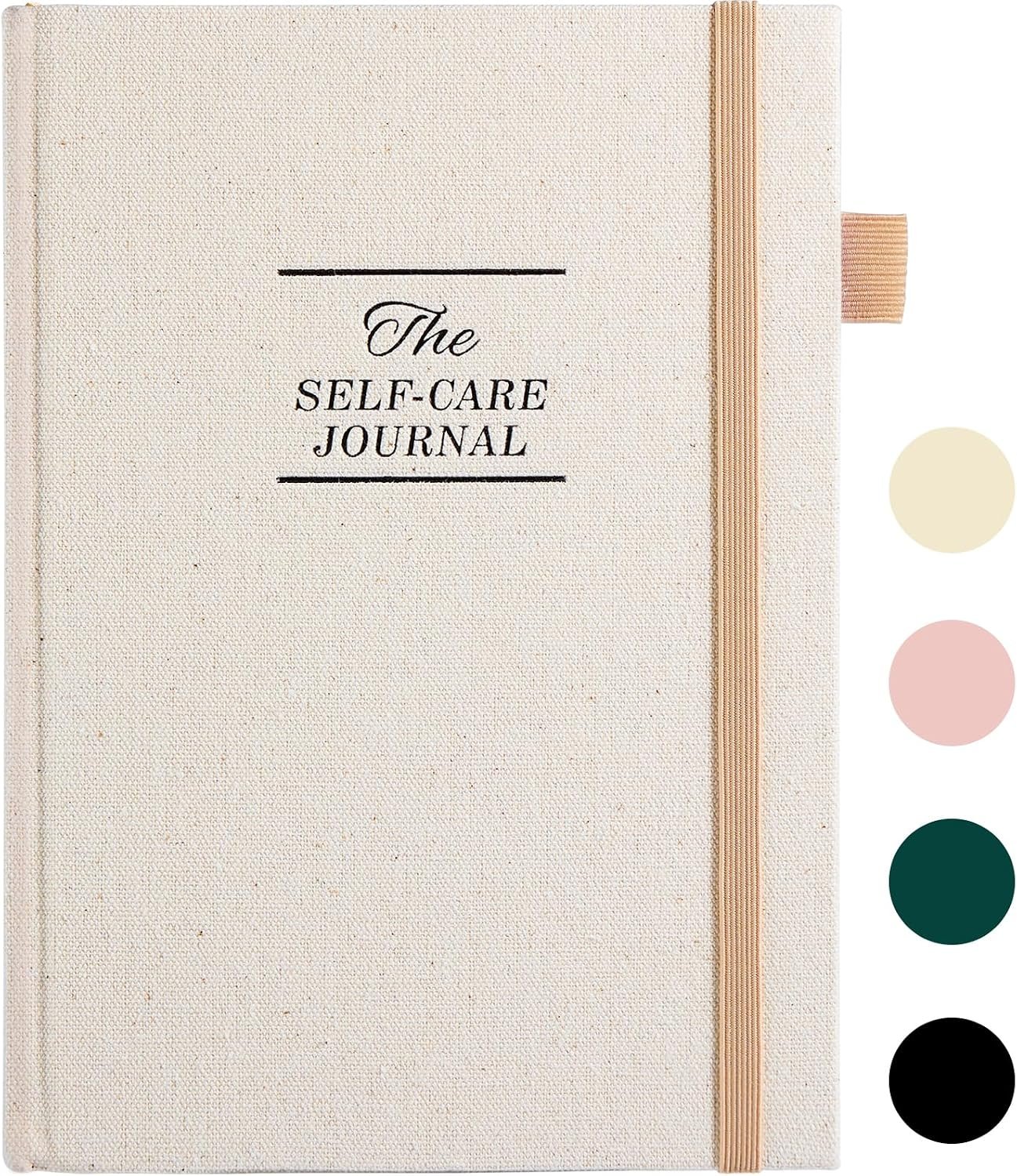 5 MINUTES A DAY Self-Care Journal, Wellness & Daily Reflection Notebook – Mental Health & Anxiety Guided Journal for Women – Self Care Planner, ADHD Planner with Mood Tracker – (Beige)