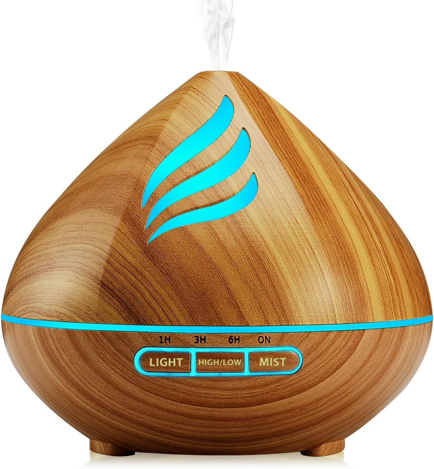 Essential Oil Scent Diffuser: 500ML Aroma Diffuser for Home Bedroom – 14 Colors LED, Remote Control, Ultra-Quiet Cool Mist Scent Diffuser with Timer for Family