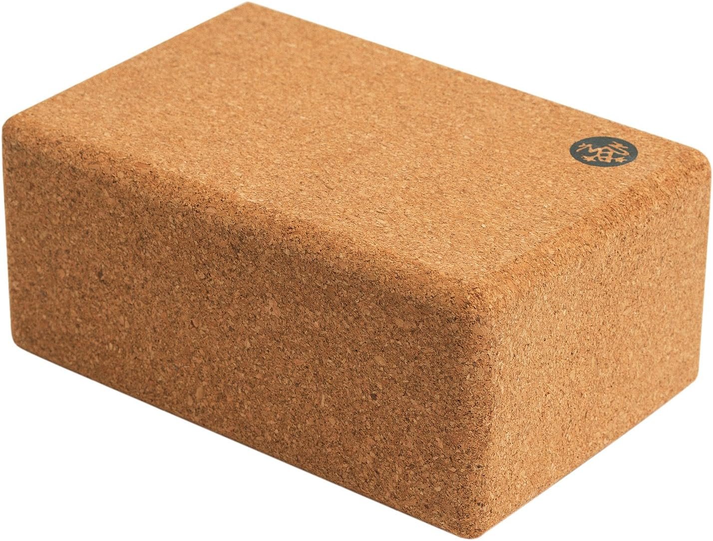 Manduka Yoga Block – Fine-Grain Block, Yoga Equipment, Home Gym Accessory, Pilates Tool, Lightweight for Travel, Extra Firm Workout Accessory with Comfortable Edges