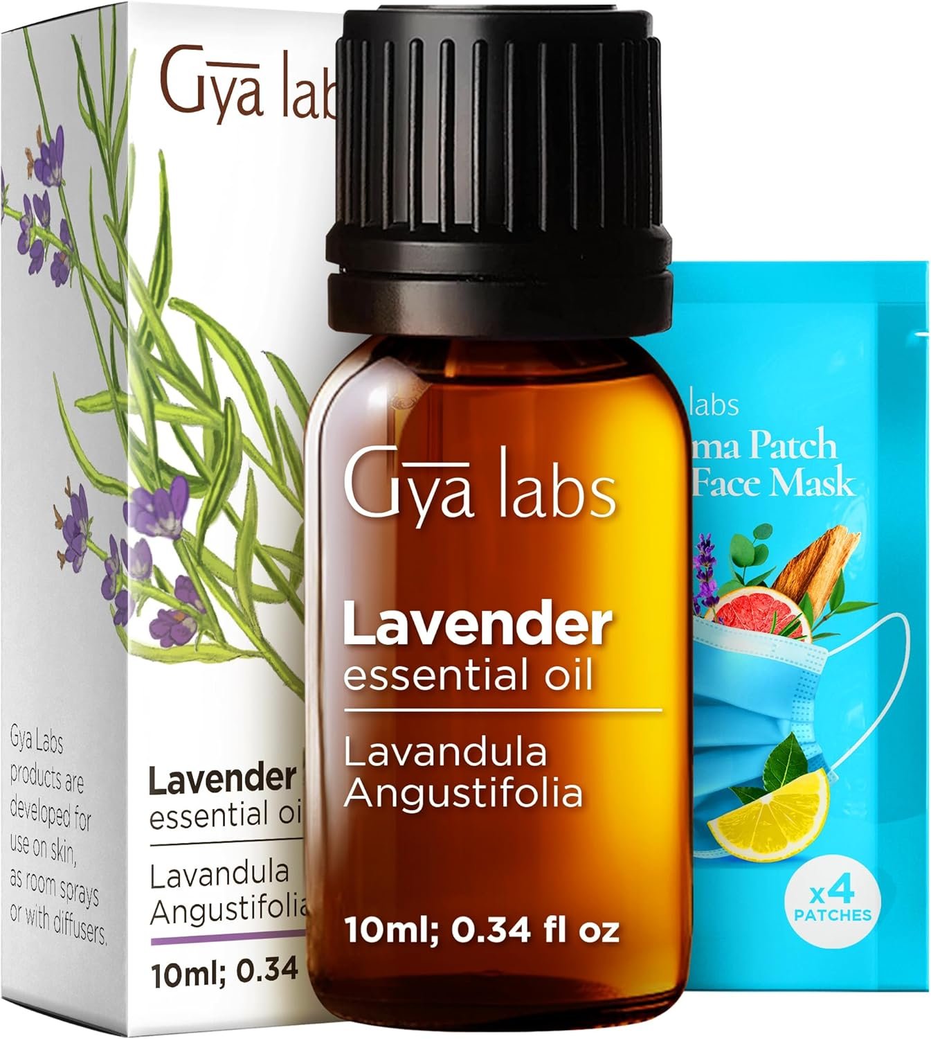 100% Pure Lavender Essential Oil – 0.34 Fl Oz – Lavender Oil for Hair, Skin, Diffuser, Aromatherapy & DIY Candle Making Scent