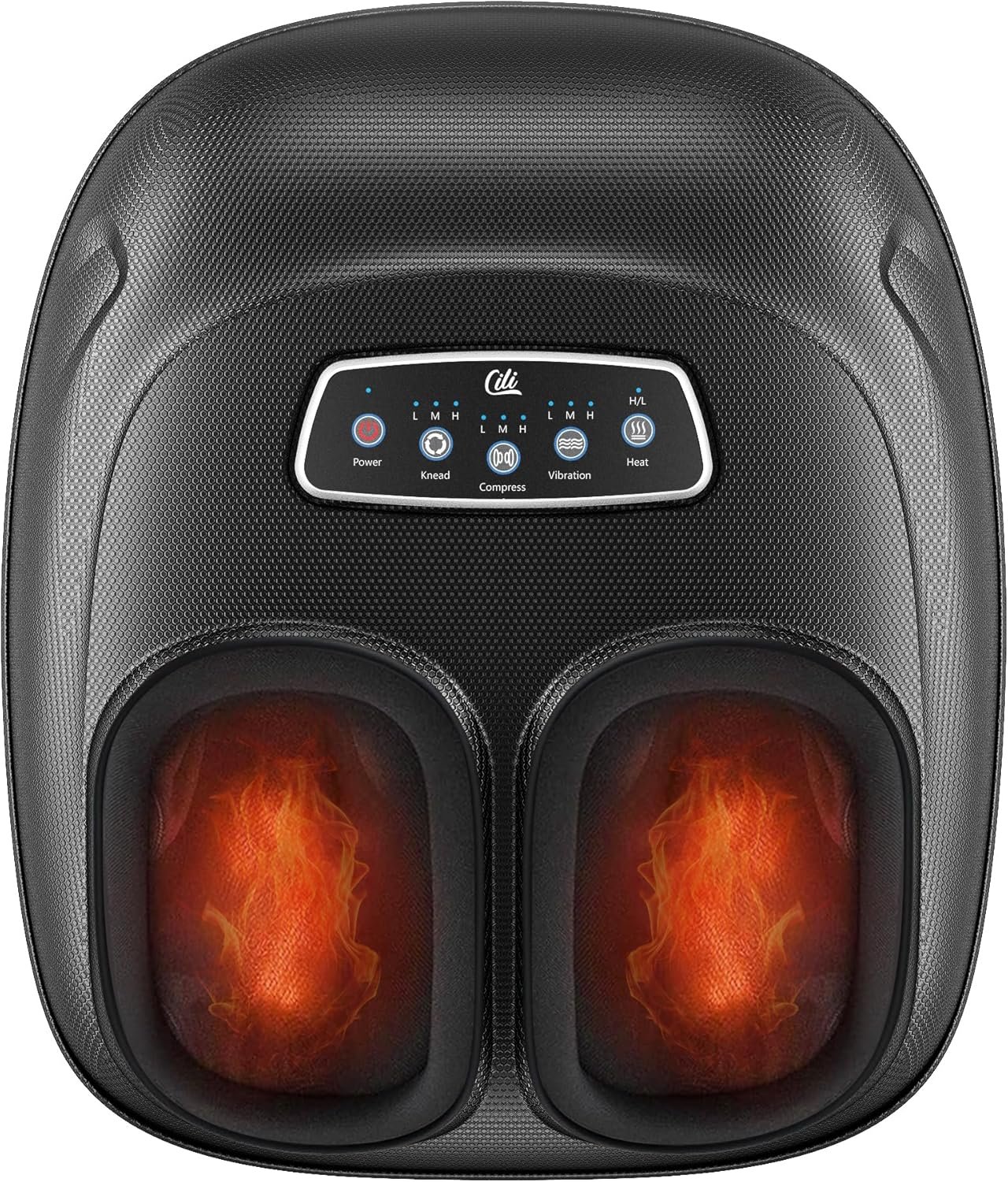 CILI Foot Massager with Heat, Shiatsu Foot Massager for Neuropathy & Plantar Fasciitis Relief, Fathers Day Dad Gifts,Heated Feet Massager with Deep Kneading,Compression,Vibration,FSA Eligible HSA