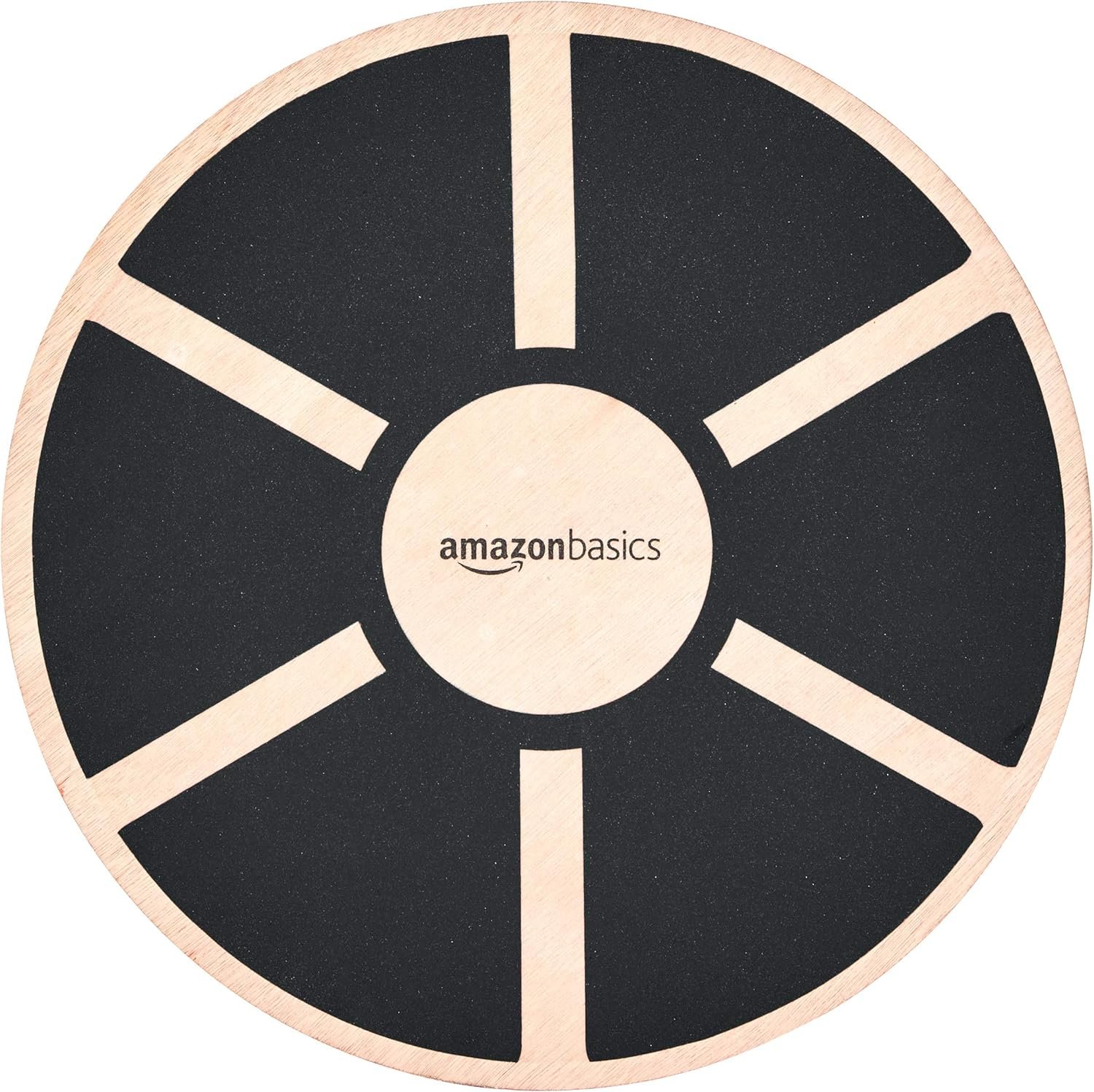 Amazon Basics Wood Wobble Balance Trainer Board, Slip Resistant, for Exercise and Core Strength