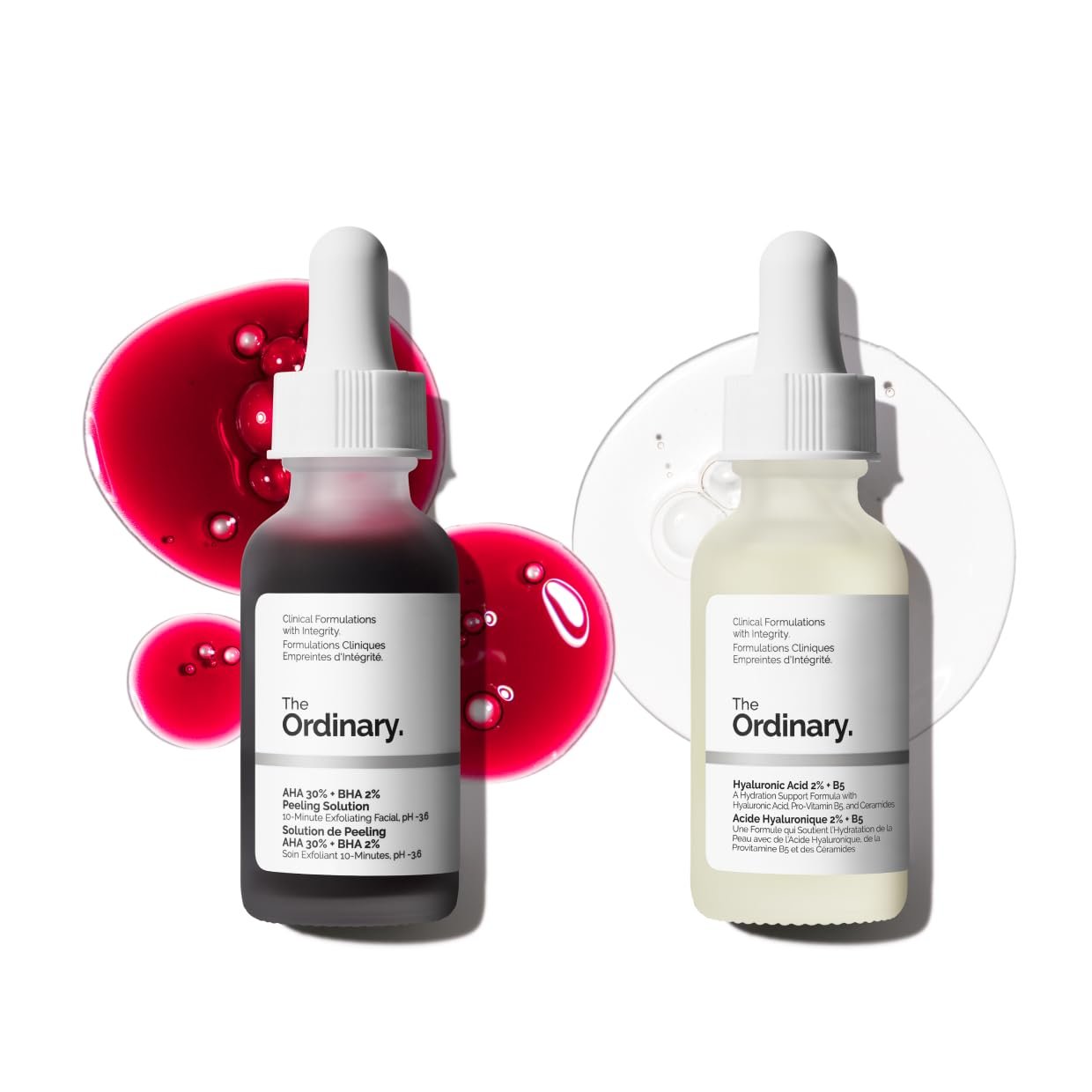 The Ordinary AHA 30% + BHA 2% Peeling Solution, Advanced Exfoliating Peel for Brighter Skin