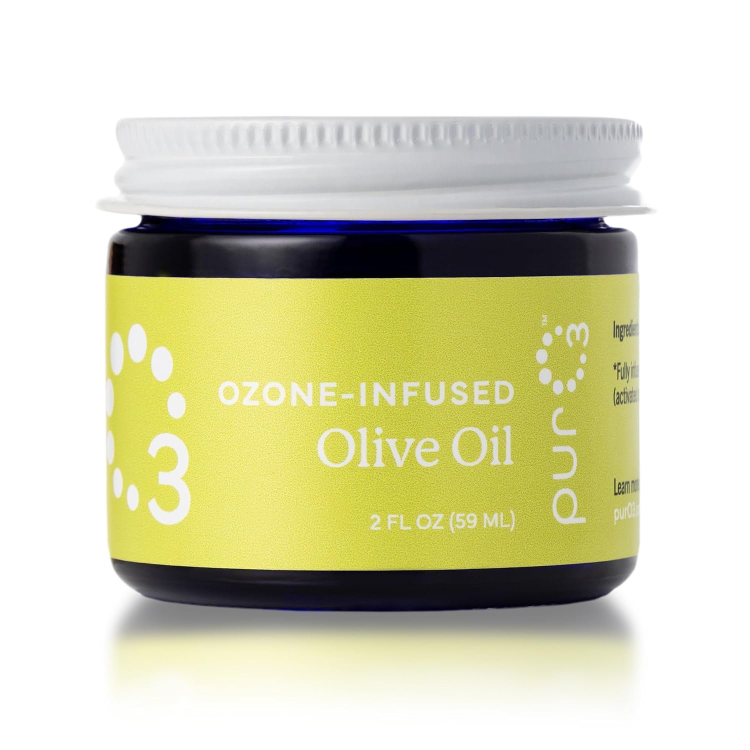 PurO3 Ozonated Olive Oil Moisturizer & Beauty Cream, 2 oz